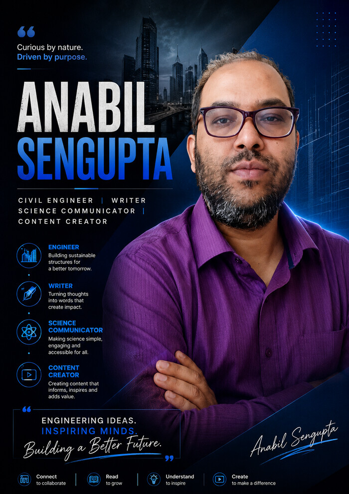 Portrait photograph of Anabil Sengupta
