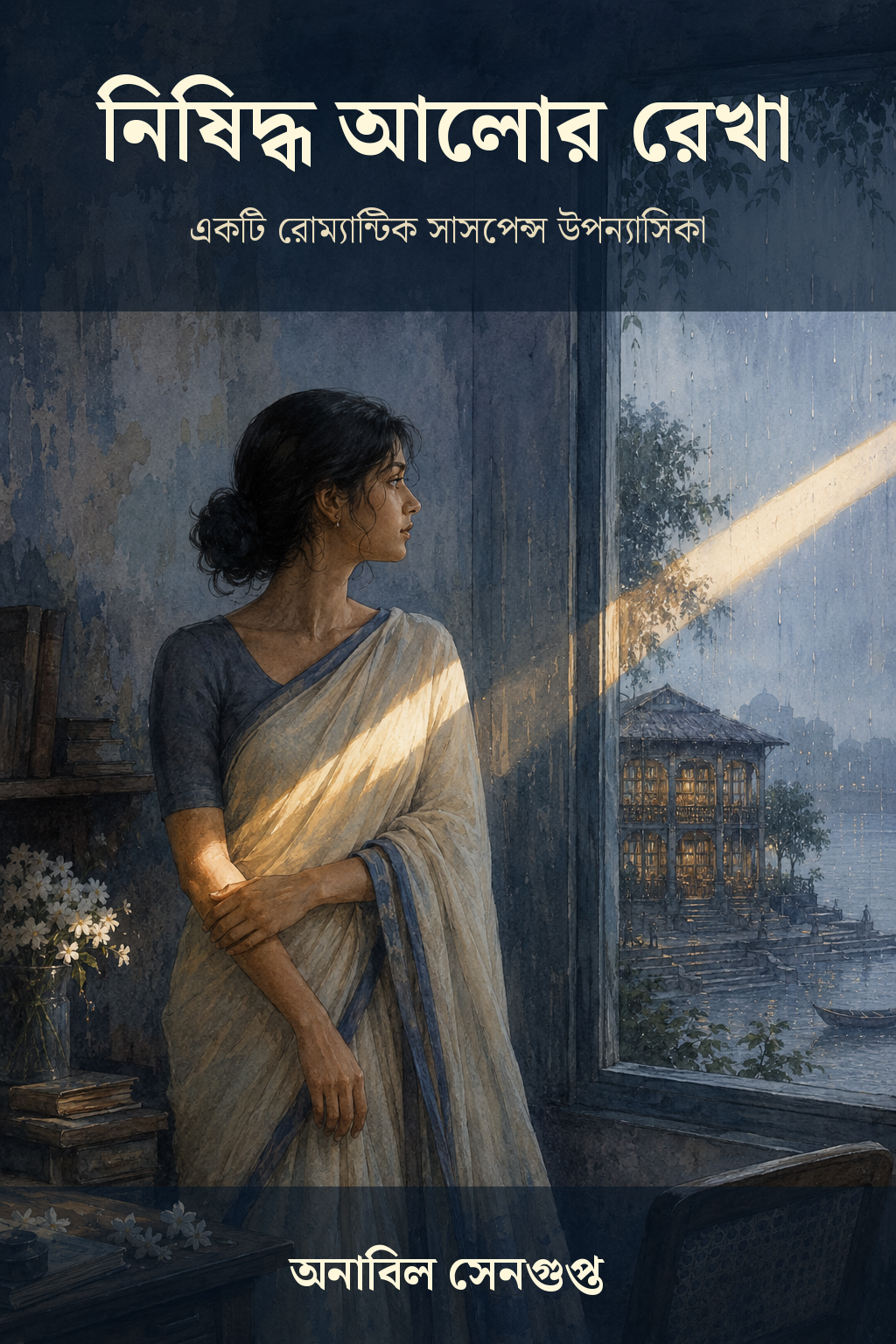 নিষিদ্ধ আলোর রেখা—অনাবিল সেনগুপ্তের রোম্যান্টিক সাসপেন্স উপন্যাসিকার প্রচ্ছদ